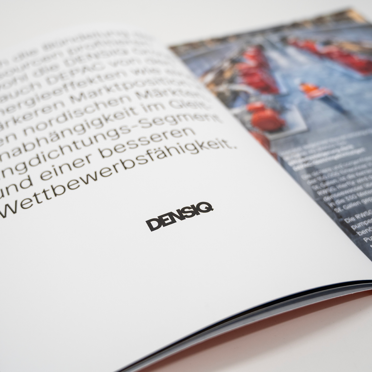 Depac Broschüre geöffnet