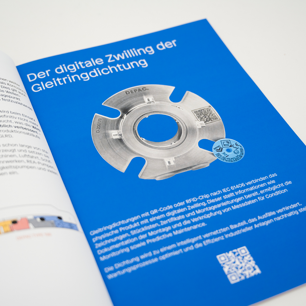 Depac Broschüre geöffnet