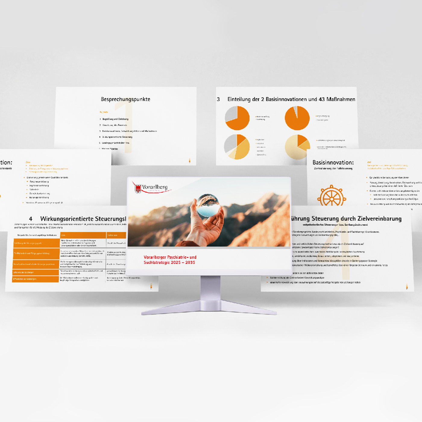 Landesregierung Vorarlberg Suchtstrategie PowerPoint Präsentation mit vielen Folien